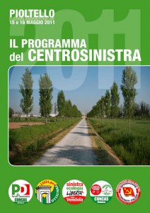 programma centrosinistra 2011-2016